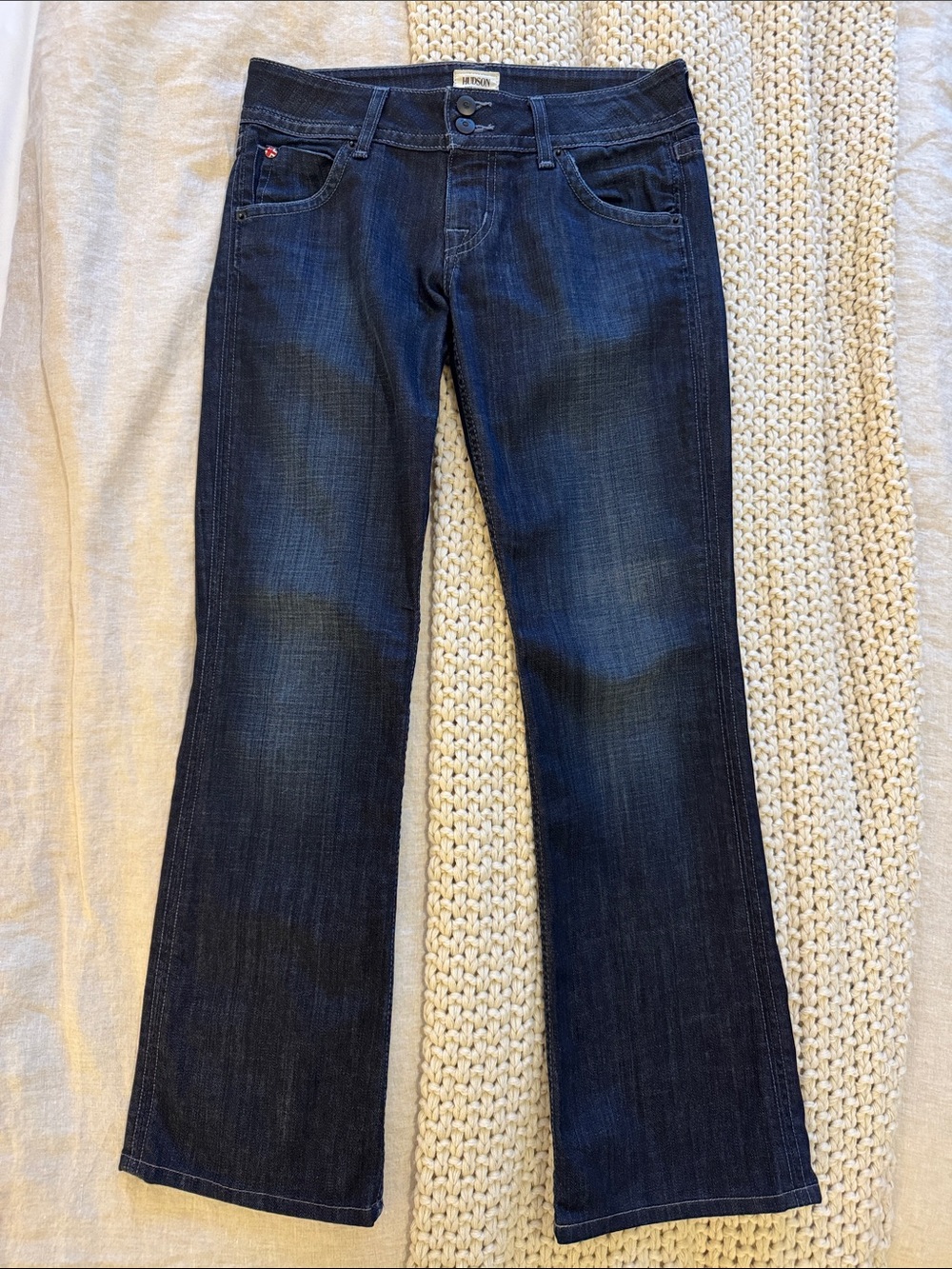 Hudson Signature Bootcut Dark Wash Jeans - Flare - Petite